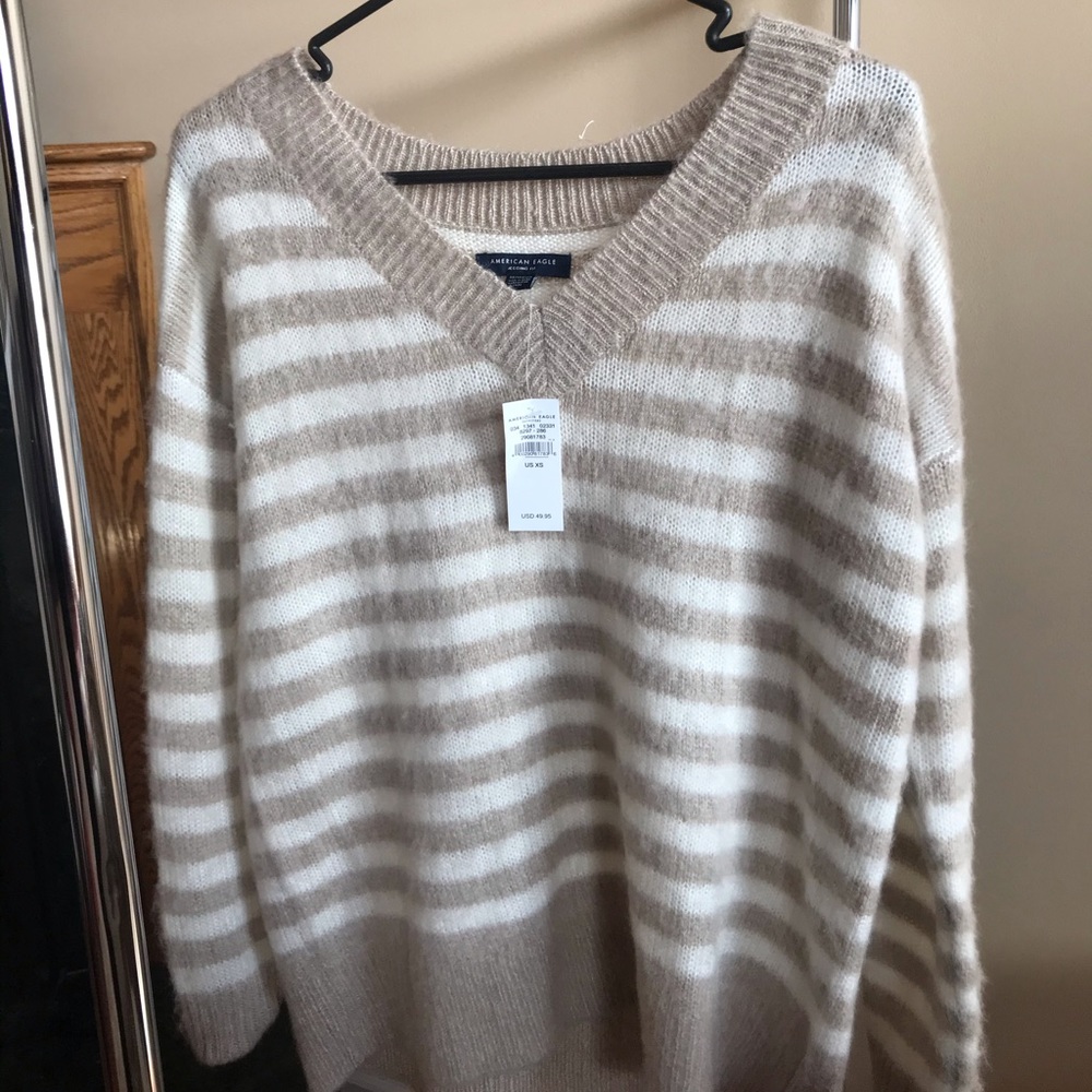 American Eagle Striped Sweater